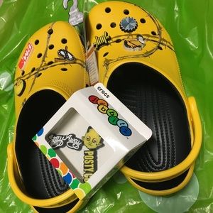 🔥 Post Malone Crocs (+ Posty Jibbitz!) 🔥 Size 8